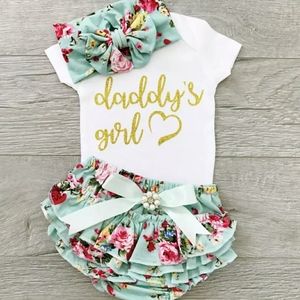 Baby Girl Outfit DADDY'S GIRL 3 PIECE SET